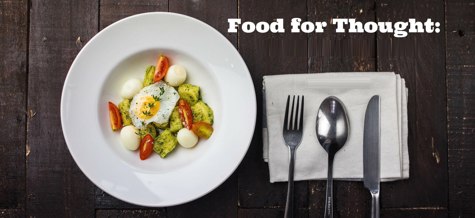 Food for Thought April banner